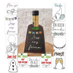 2€ ZUSATZTÜRCHEN 3. Dezember - Stickserie - 12 ITH Flaschenanhänger Vol. 3